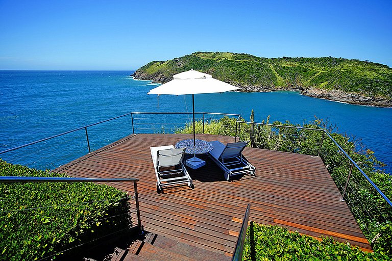 Buz007 - Villa with pool and view of Ferradura beach