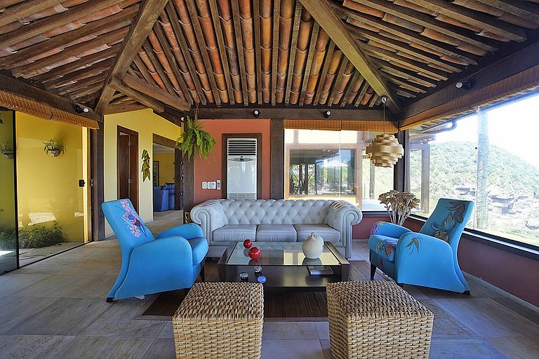 Buz007 - Villa with pool and view of Ferradura beach