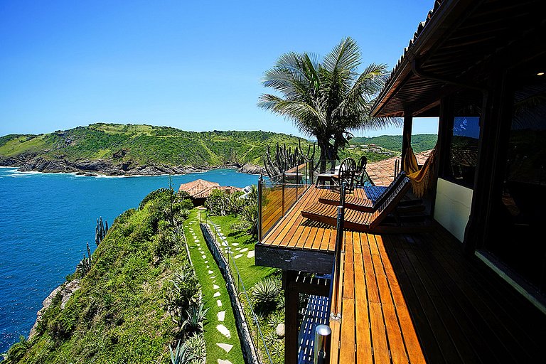 Buz007 - Villa with pool and view of Ferradura beach
