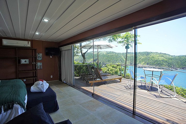 Buz007 - Villa with pool and view of Ferradura beach