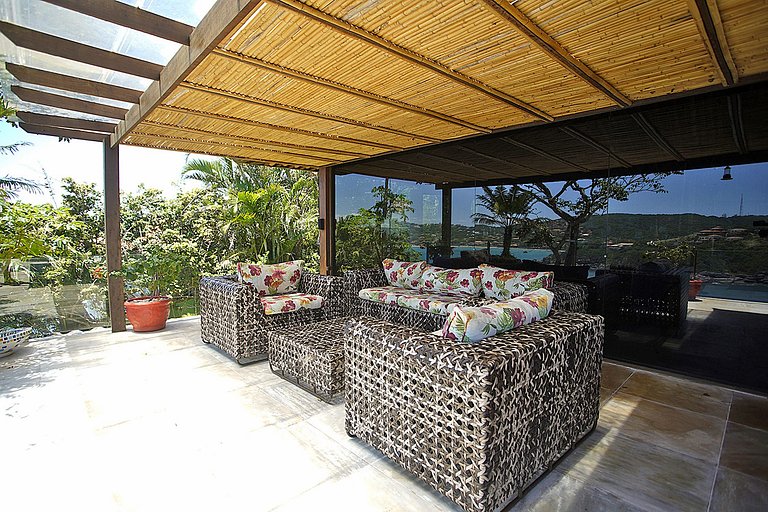 Buz007 - Villa with pool and view of Ferradura beach