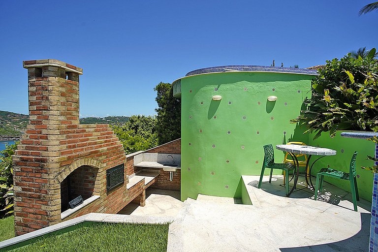 Buz007 - Villa with pool and view of Ferradura beach
