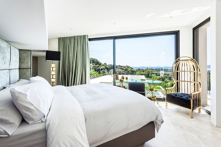 Azu008 - Villa Luxuosa Elegante na Riviera Francesa