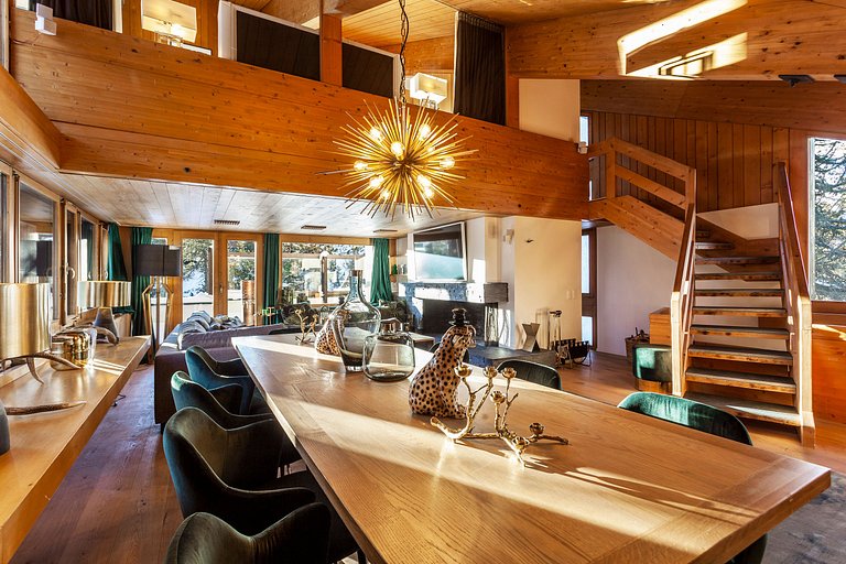 Alp008 - Lujoso chalet de esquí suizo, cerca de St. Moritz