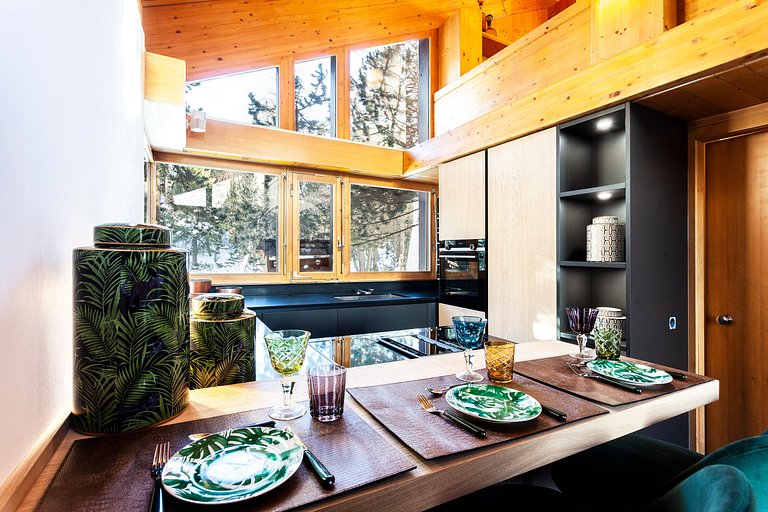 Alp008 - Lujoso chalet de esquí suizo, cerca de St. Moritz