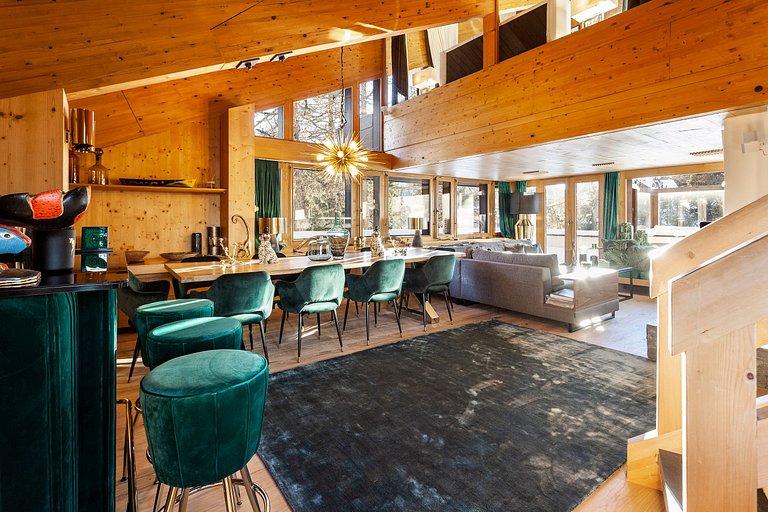 Alp008 - Lujoso chalet de esquí suizo, cerca de St. Moritz