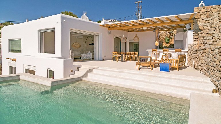 Cyc058 - Villa acima de Platis Gialos, Mykonos