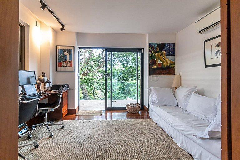 Rio057 - Fantástica villa com piscina no Jardim Botânico