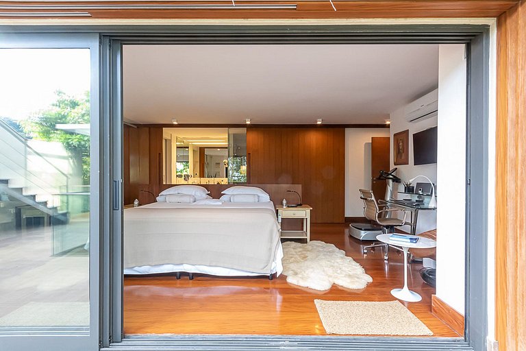 Rio057 - Fantástica villa com piscina no Jardim Botânico