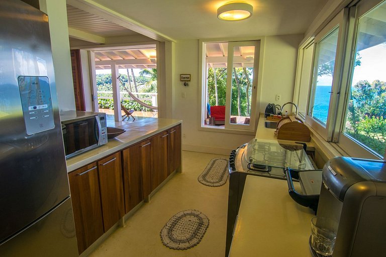 Bah150 - Beach house with amazing view in Itacaré