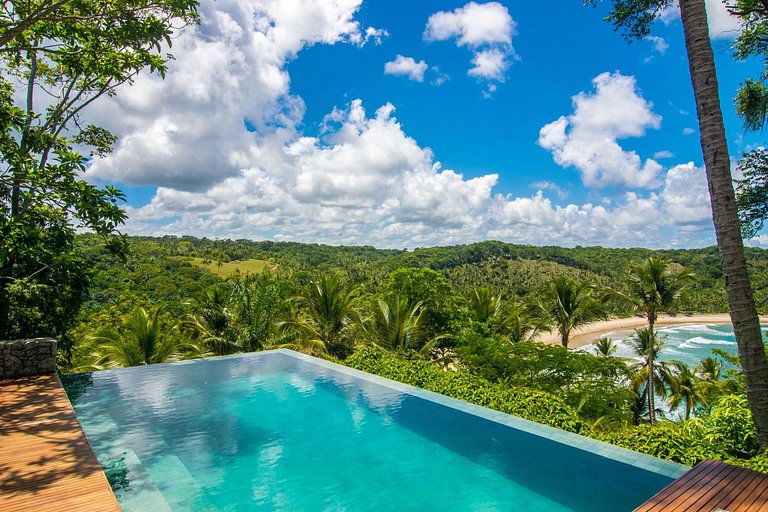 Bah150 - Beach house with amazing view in Itacaré