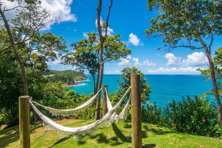 Bah150 - Beach house with amazing view in Itacaré