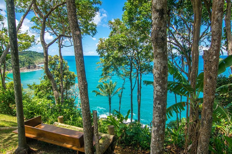 Bah150 - Praia paradisiaca e linda vista em Itacaré