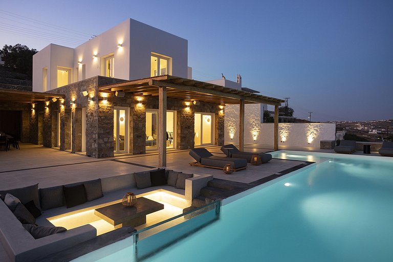 Cyc062 - Modern villa by Glyfadi Cove, Mykonos