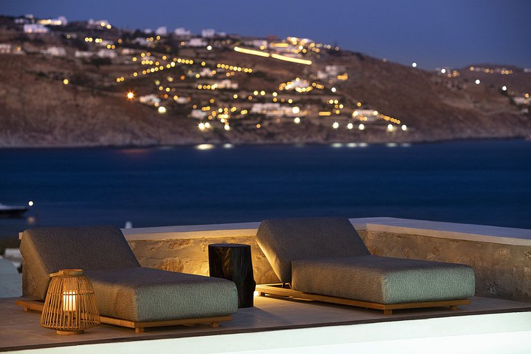 Cyc062 - Villa moderna de Glyfadi Cove, Mykonos