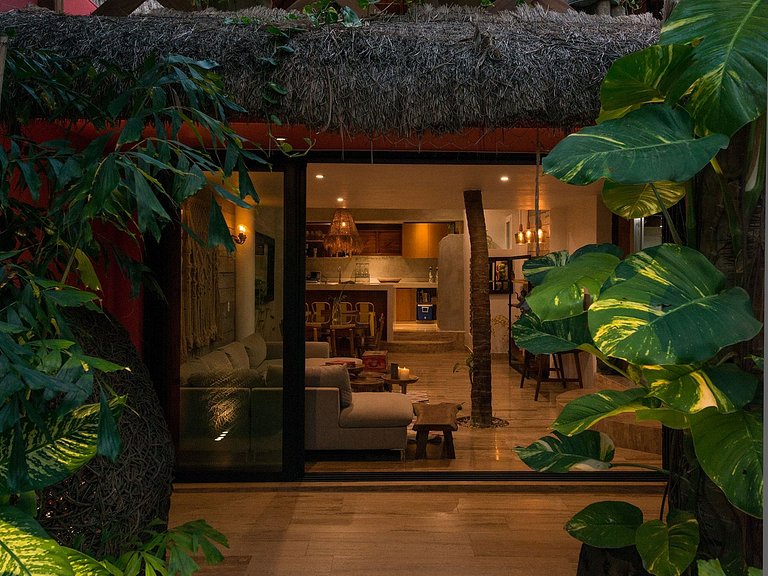 Tul037 - Splendid 3 bedroom bungalow with pool in Tulum