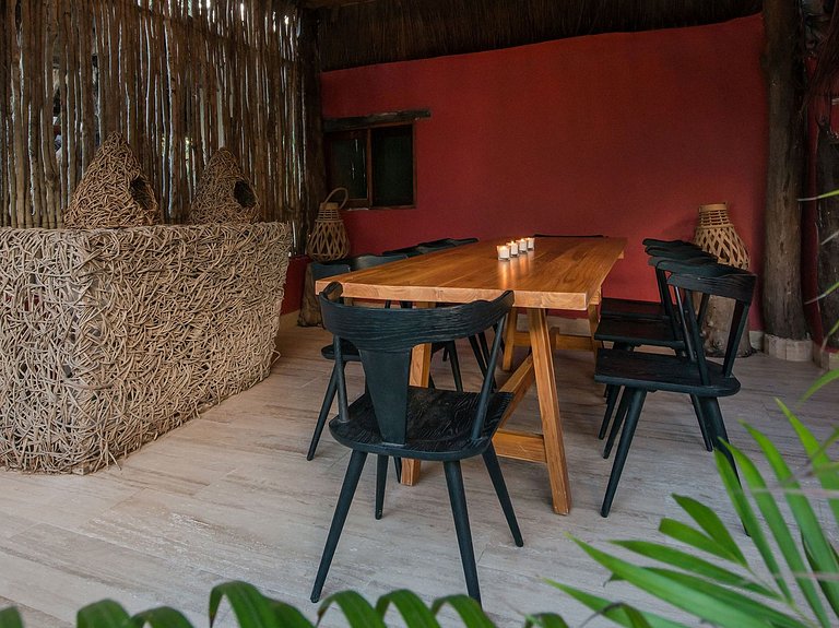 Tul037 - Espléndido bungalow con piscina en Tulum