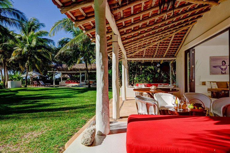 Pta005 - Beautiful tropical house by the sea at Xpu-Ha beach