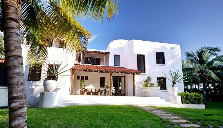 Pta005 - Beautiful tropical house by the sea at Xpu-Ha beach