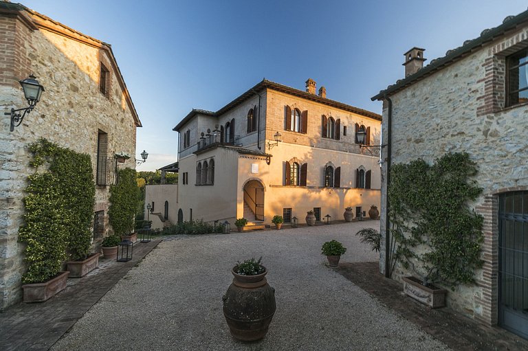 Tus004 - Villa au sommet d'une colline, Toscane