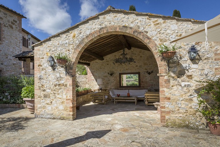 Tus004 - Villa no topo de uma colina, Toscana