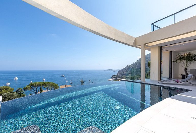 Azu005 - Villa com vista da baía de Eze, Riviera Francesa