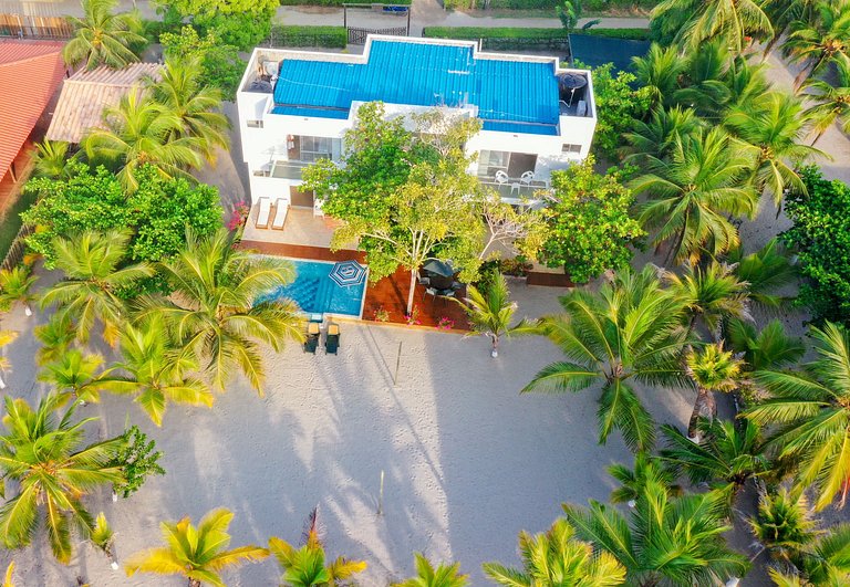 Tol002 - Beachfront villa with a pool in Tolú, Sucre