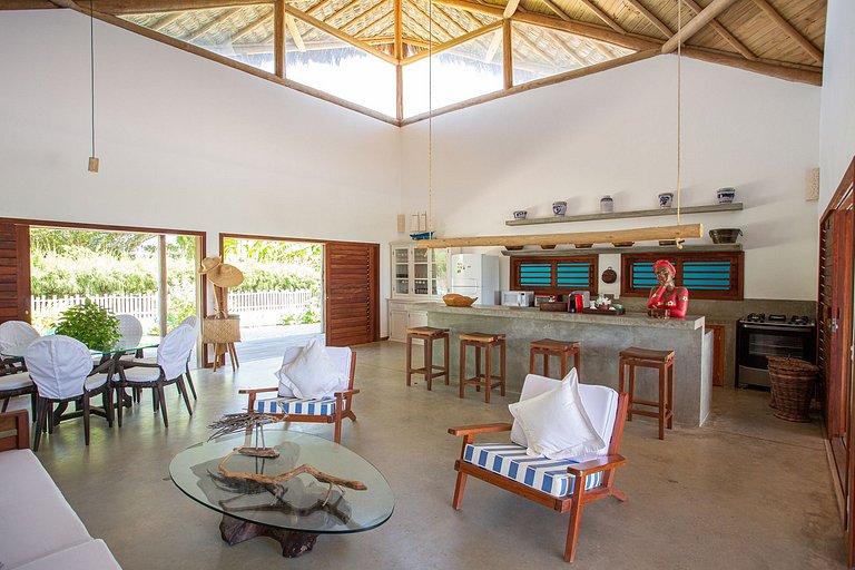 Cea034 - Hermosa villa con 4 suites en Pontal de Maceió