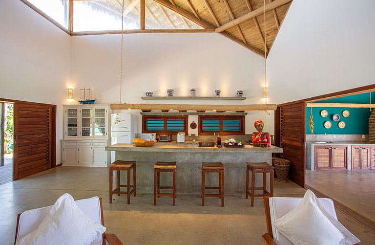 Cea034 - Linda villa com 4 suítes em Pontal de Maceió