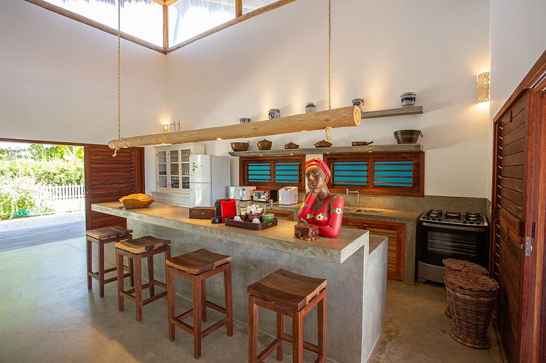 Cea034 - Linda villa com 4 suítes em Pontal de Maceió