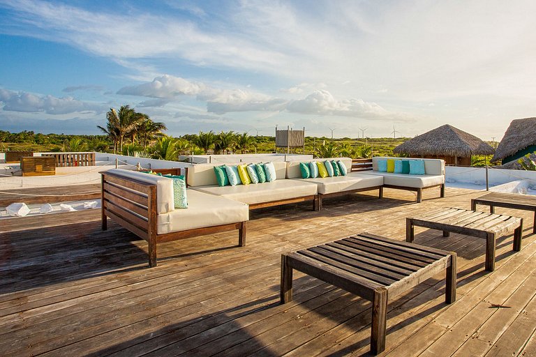 Cea033 - Beautiful house with 6 suites by the sea in Praia d
