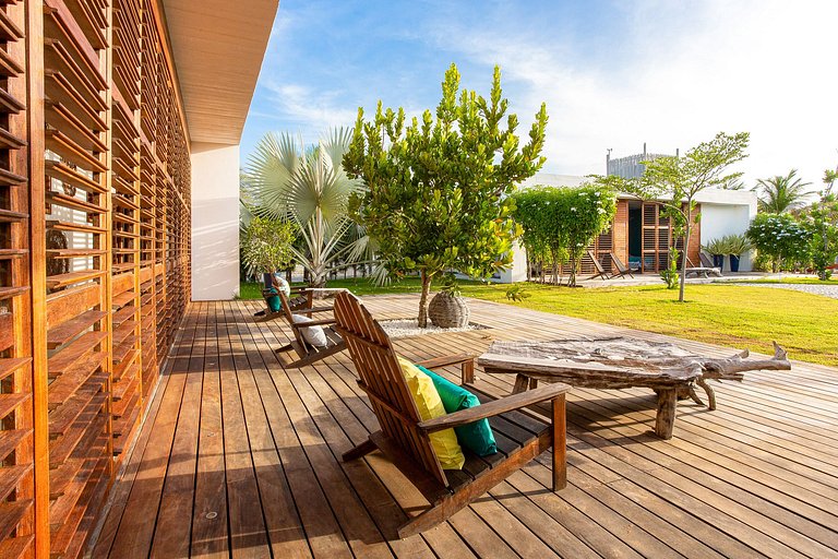 Cea033 - Beautiful house with 6 suites by the sea in Praia d
