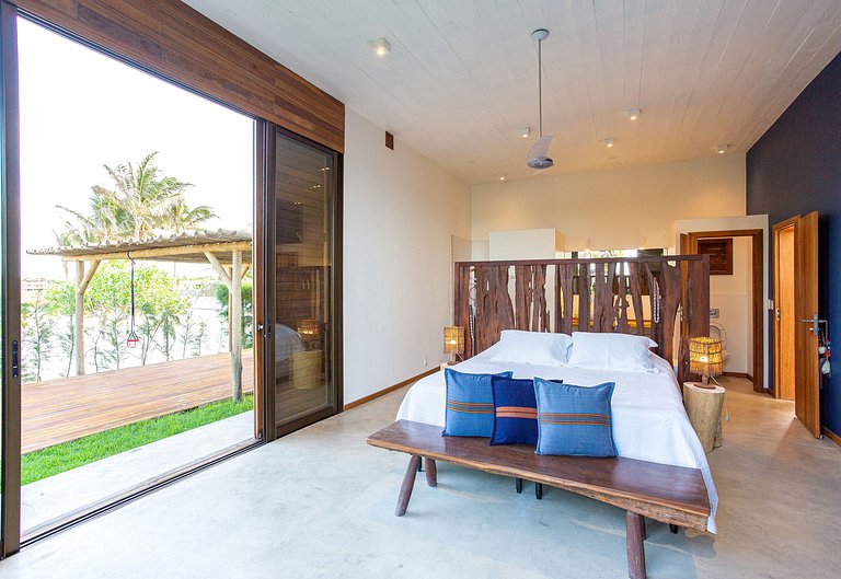 Cea033 - Beautiful house with 6 suites by the sea in Praia d