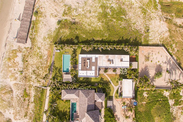 Cea033 - Beautiful house with 6 suites by the sea in Praia d