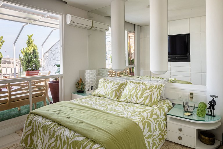 Rio078 - Precioso y encantador ático con piscina en Leblon