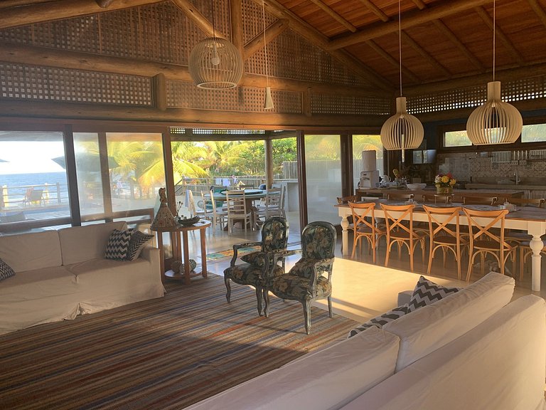 Bah304 - Linda casa beira-mar em Barra Grande