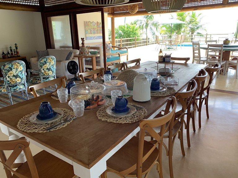 Bah304 - Hermosa casa frente al mar en Barra Grande