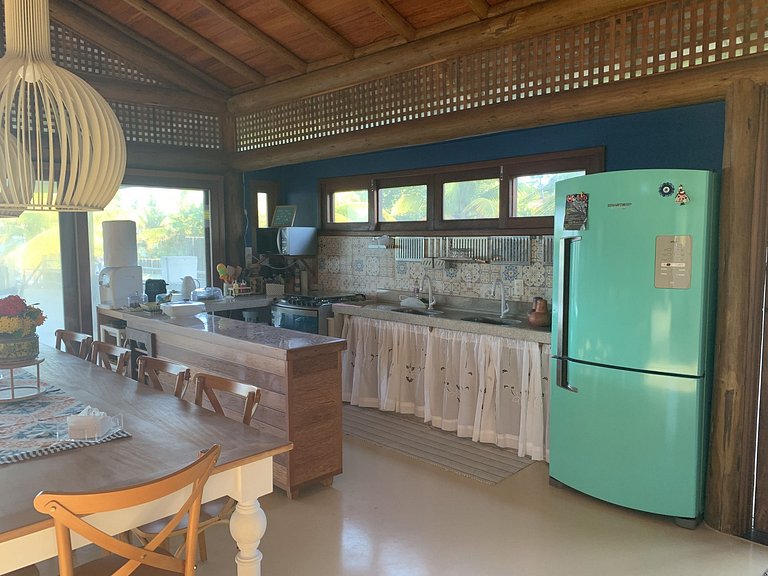 Bah304 - Linda casa beira-mar em Barra Grande