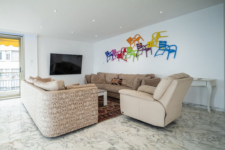 Azu018 - Apartamento com vista para o mar em Nice