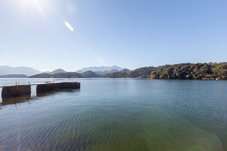 Mansión, seis suites, Isla de Cavaco, playa, Angra dos Reis,