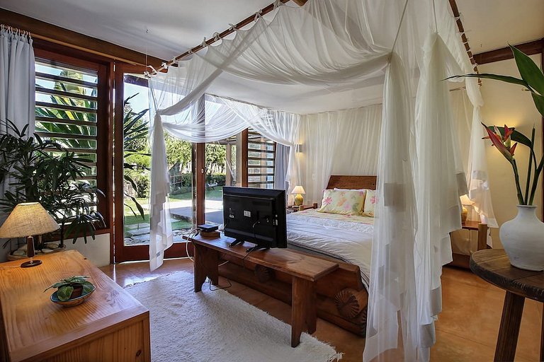 Bah038 - Charmosa casa com piscina e 6 suítes em Trancoso