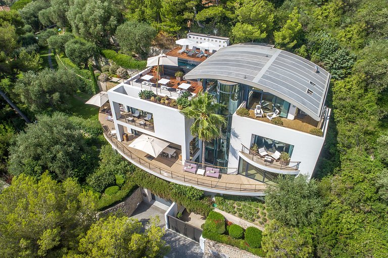 Azu007 - Villa com piscina infinita na Riviera Francesa
