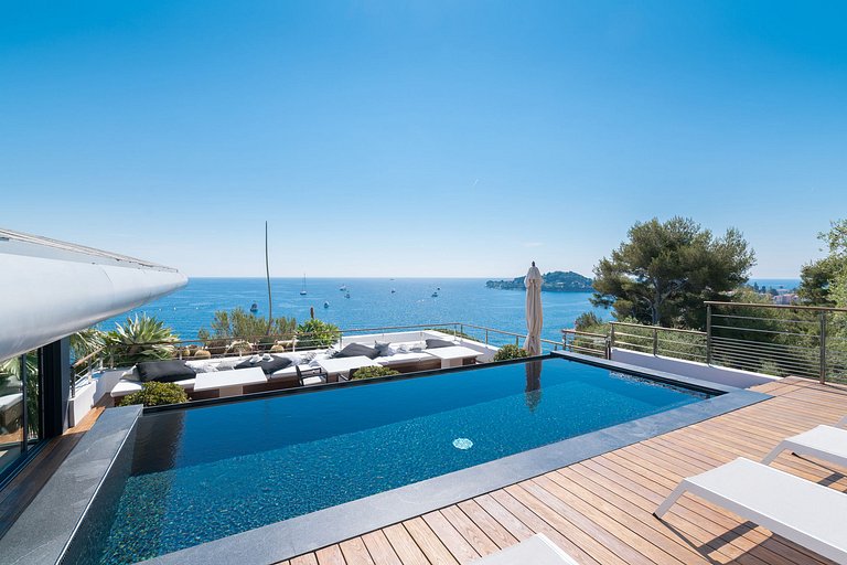 Azu007 - Villa con piscina infinita, Riviera Francesa