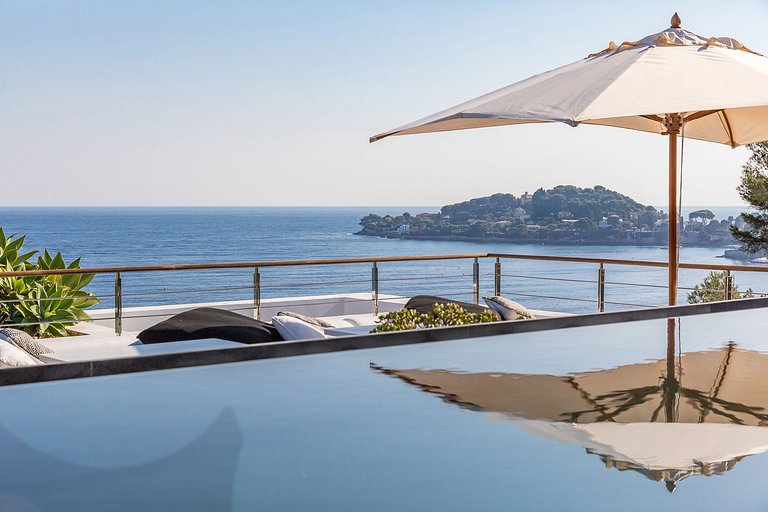 Azu007 - Villa com piscina infinita na Riviera Francesa