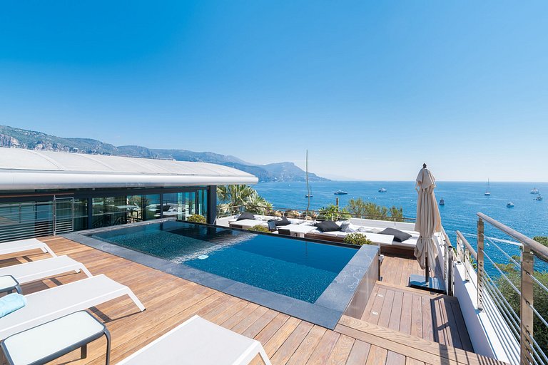 Azu007 - Villa with rooftop infinity pool, French Riviera