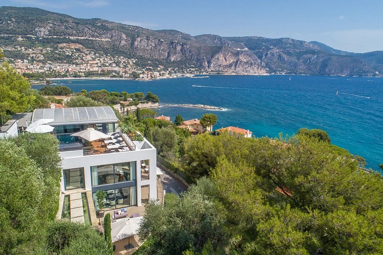 Azu007 - Villa com piscina infinita na Riviera Francesa