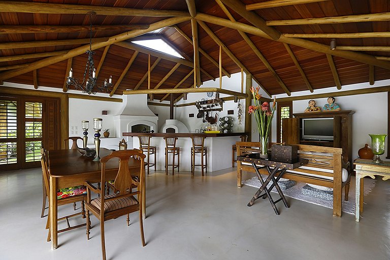 Bah055 - Hermosa casa frente al mar en Trancoso