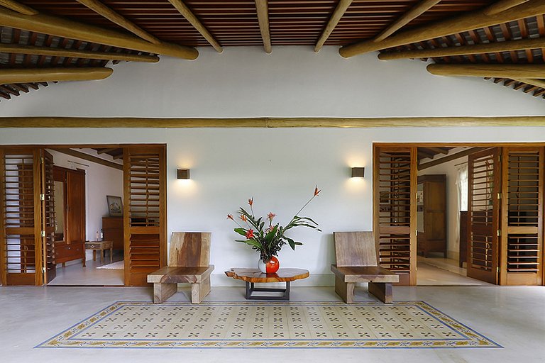 Bah055 - Hermosa casa frente al mar en Trancoso