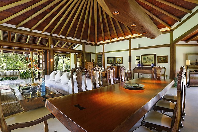 Bah055 - Hermosa casa frente al mar en Trancoso