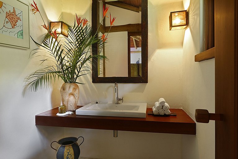 Bah055 - Hermosa casa frente al mar en Trancoso